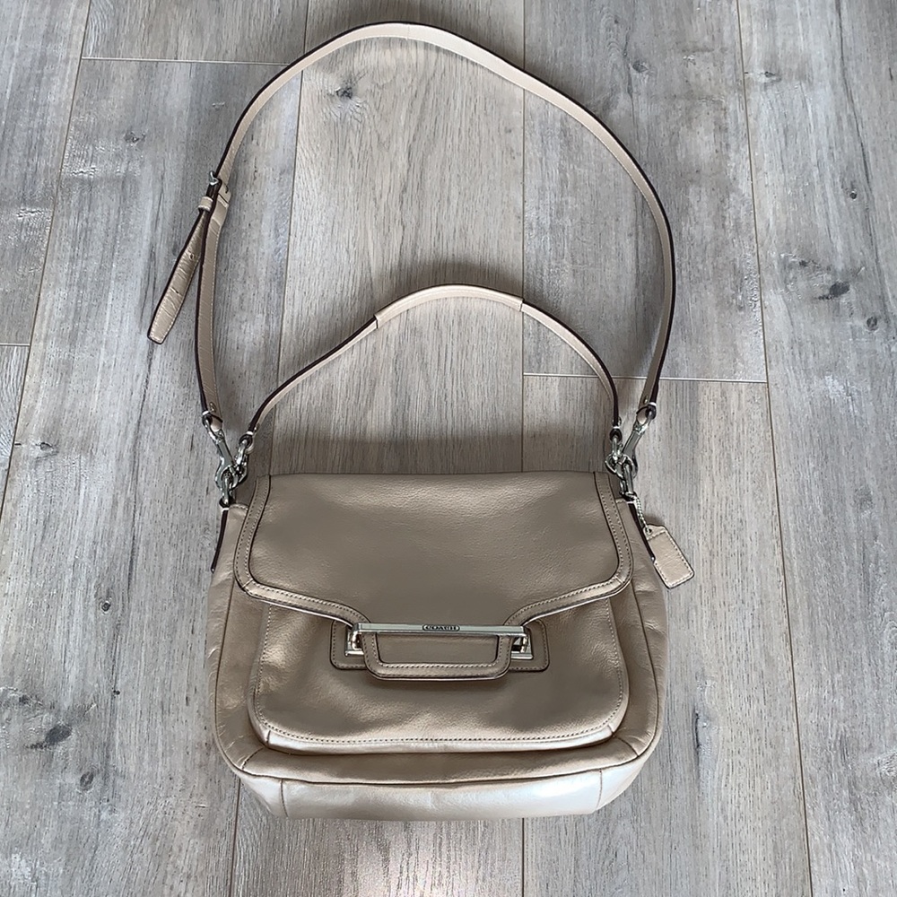 Coach Taylor Leather Crossbody Two Way Bag